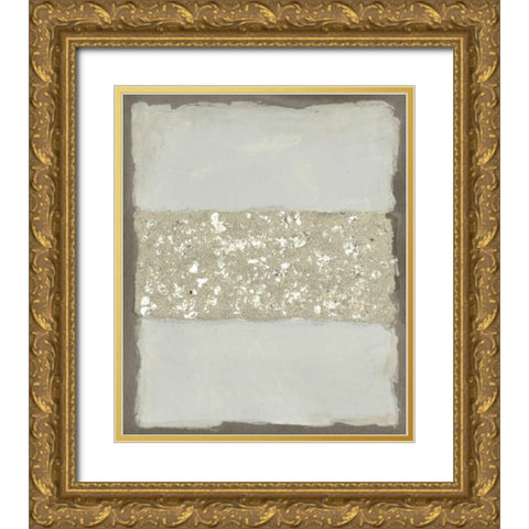 Compaction II Gold Ornate Wood Framed Art Print with Double Matting by Lam, Vanna