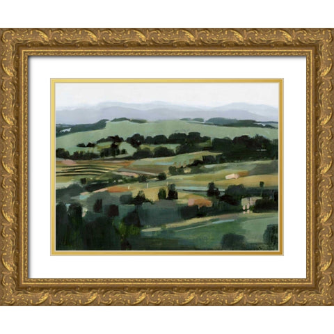 Homebound I Gold Ornate Wood Framed Art Print with Double Matting by Borges, Victoria