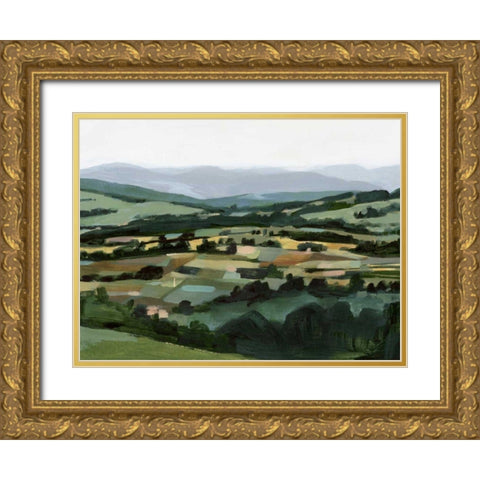 Homebound II Gold Ornate Wood Framed Art Print with Double Matting by Borges, Victoria