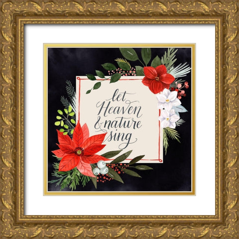 Heaven and Nature III Gold Ornate Wood Framed Art Print with Double Matting by Popp, Grace