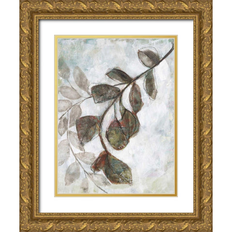 Dream Branches I Gold Ornate Wood Framed Art Print with Double Matting by Goldberger, Jennifer