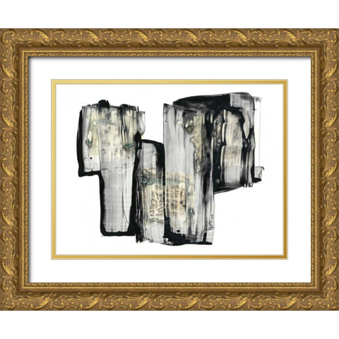 Inscrutible II Gold Ornate Wood Framed Art Print with Double Matting by Stramel, Renee W.