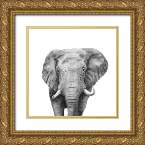 Back Up Plan IV Gold Ornate Wood Framed Art Print with Double Matting by Borges, Victoria