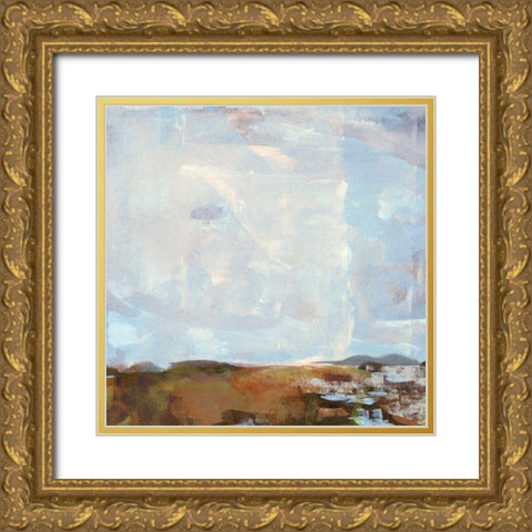 Rannoch Moor II Gold Ornate Wood Framed Art Print with Double Matting by Green, Jacob