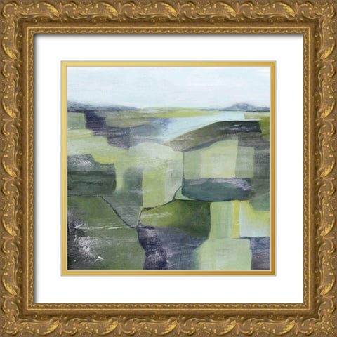 Arcadian Acreage I Gold Ornate Wood Framed Art Print with Double Matting by Popp, Grace