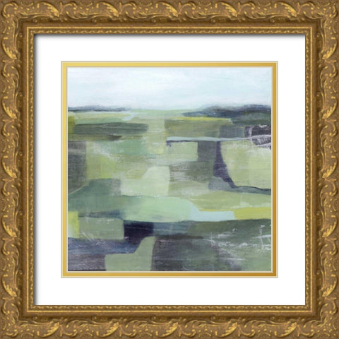 Arcadian Acreage II Gold Ornate Wood Framed Art Print with Double Matting by Popp, Grace