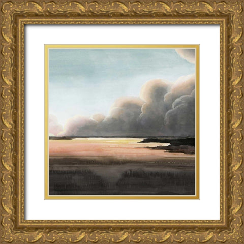 Sunset Storm II Gold Ornate Wood Framed Art Print with Double Matting by Popp, Grace