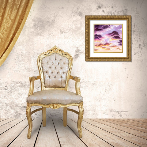 Sunset Haze I Gold Ornate Wood Framed Art Print with Double Matting by Popp, Grace