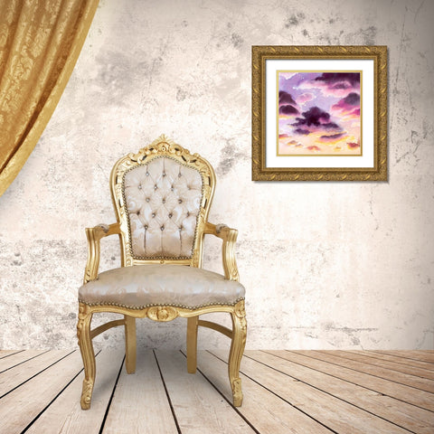 Sunset Haze II Gold Ornate Wood Framed Art Print with Double Matting by Popp, Grace