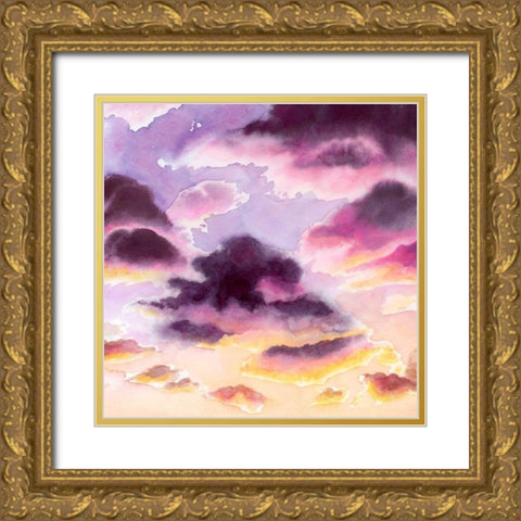 Sunset Haze II Gold Ornate Wood Framed Art Print with Double Matting by Popp, Grace