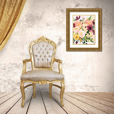Floralist II Gold Ornate Wood Framed Art Print with Double Matting by Popp, Grace