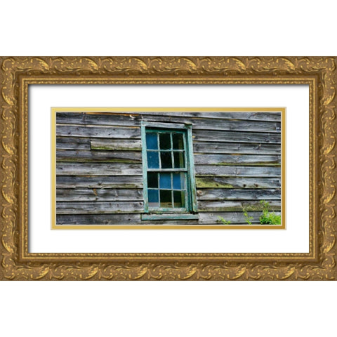 Barnside VI Gold Ornate Wood Framed Art Print with Double Matting by McLoughlin, James