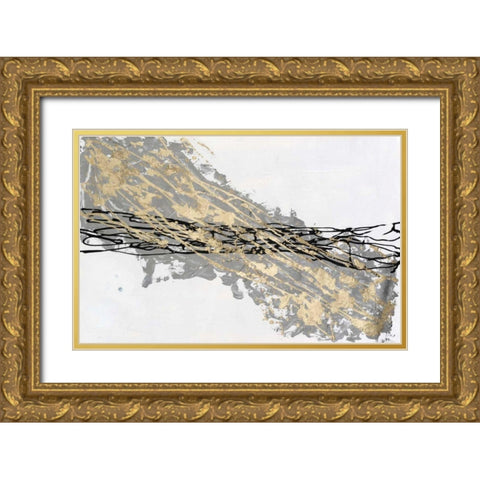 Mistral IV in White Gold Ornate Wood Framed Art Print with Double Matting by Willett, Michael