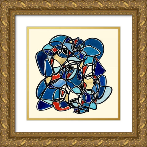 Scopic II Gold Ornate Wood Framed Art Print with Double Matting by Guthrie, Jenna