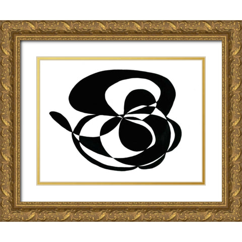 Tenuous II Gold Ornate Wood Framed Art Print with Double Matting by Stramel, Renee W.