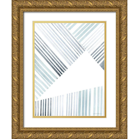Manifold I Gold Ornate Wood Framed Art Print with Double Matting by Lam, Vanna