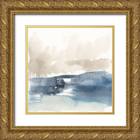 Fog on the Horizon IV Gold Ornate Wood Framed Art Print with Double Matting by Goldberger, Jennifer