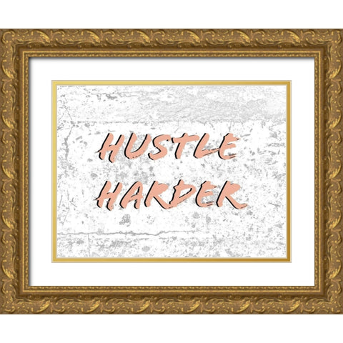 Hustlers III Gold Ornate Wood Framed Art Print with Double Matting by Fagalde, Jarman
