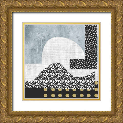 Winter Mood IV Gold Ornate Wood Framed Art Print with Double Matting by Wang, Melissa