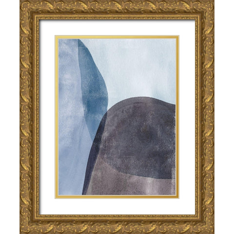 Quake II Gold Ornate Wood Framed Art Print with Double Matting by Caroline, Emma