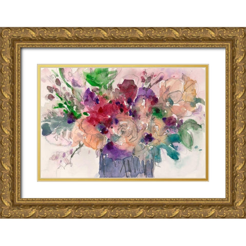 Wild Beauty II Gold Ornate Wood Framed Art Print with Double Matting by Dixon, Samuel