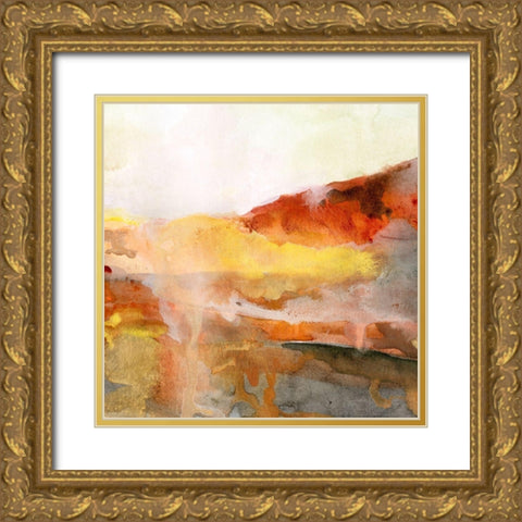 Merging Mantle II Gold Ornate Wood Framed Art Print with Double Matting by Warren, Annie