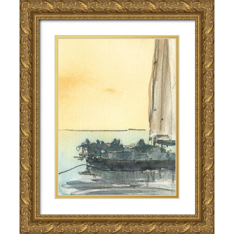 Kent Island I Gold Ornate Wood Framed Art Print with Double Matting by Dixon, Samuel