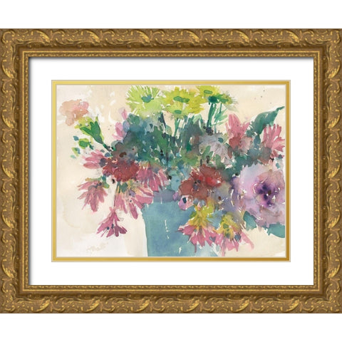 Assorted Summer Planter I Gold Ornate Wood Framed Art Print with Double Matting by Dixon, Samuel