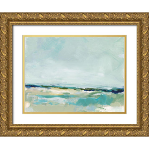 East Coast I Gold Ornate Wood Framed Art Print with Double Matting by Long, Christina