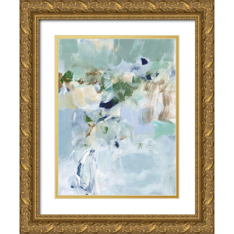 Hazel II Gold Ornate Wood Framed Art Print with Double Matting by Long, Christina