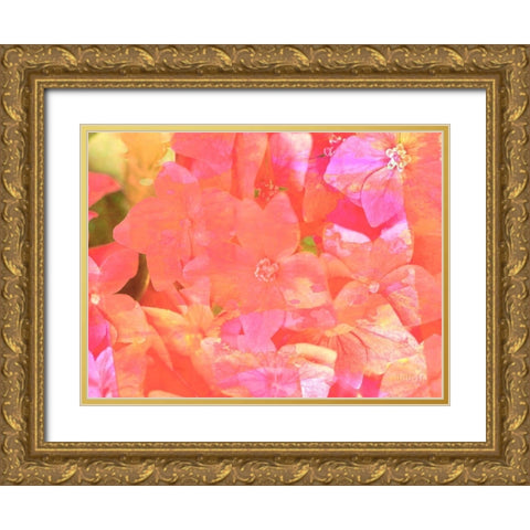 Joyful Summer II Gold Ornate Wood Framed Art Print with Double Matting by Bane, Eva