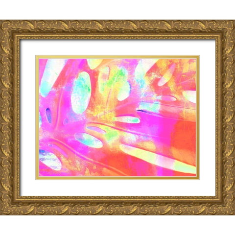 Summer Cheerfulness I Gold Ornate Wood Framed Art Print with Double Matting by Bane, Eva