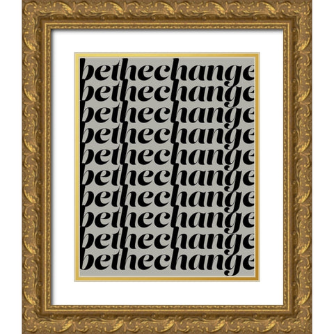 Positively II Gold Ornate Wood Framed Art Print with Double Matting by Fagalde, Jarman