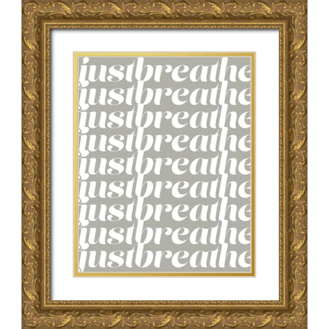 Positively III Gold Ornate Wood Framed Art Print with Double Matting by Fagalde, Jarman