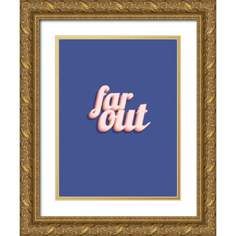 Slang II Gold Ornate Wood Framed Art Print with Double Matting by Hambly, Anna