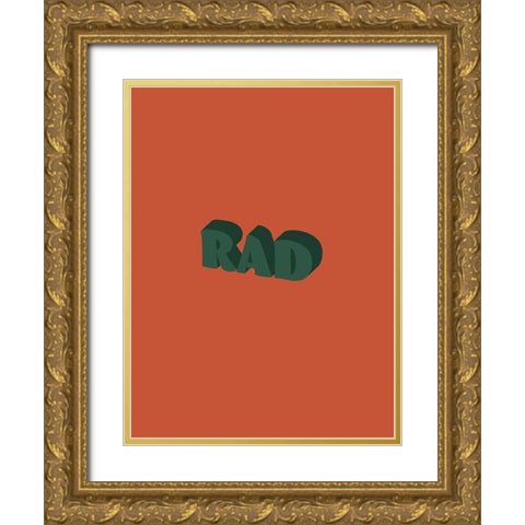 Slang VII Gold Ornate Wood Framed Art Print with Double Matting by Hambly, Anna