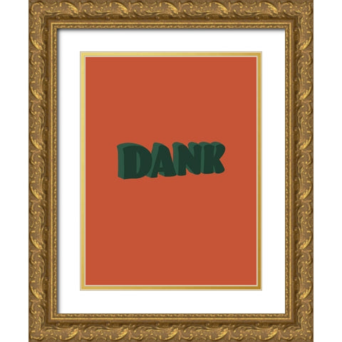 Slang VIII Gold Ornate Wood Framed Art Print with Double Matting by Hambly, Anna