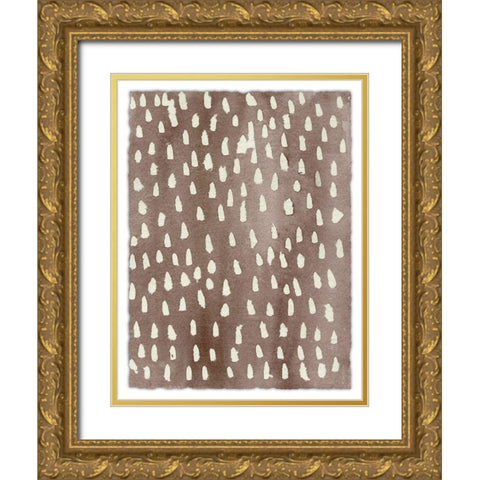 Ancestral Marks IX Gold Ornate Wood Framed Art Print with Double Matting by Moore, Regina