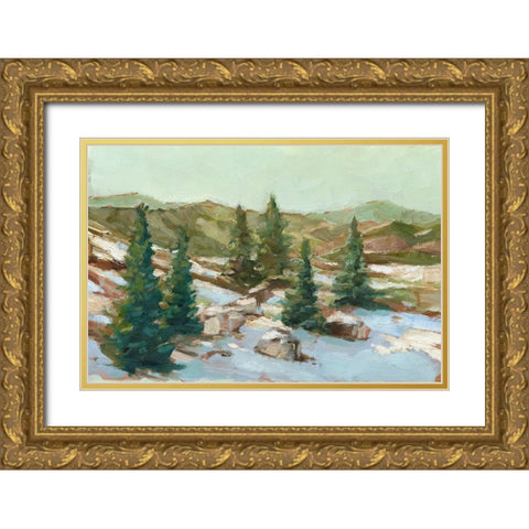 Spring Thaw I Gold Ornate Wood Framed Art Print with Double Matting by Harper, Ethan