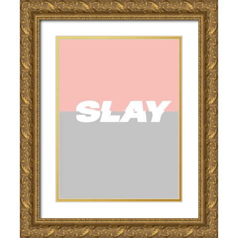 Yas I Gold Ornate Wood Framed Art Print with Double Matting by Hambly, Anna