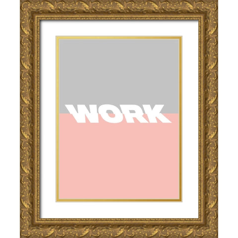 Yas II Gold Ornate Wood Framed Art Print with Double Matting by Hambly, Anna