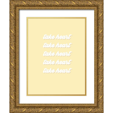 You Got It II Gold Ornate Wood Framed Art Print with Double Matting by Hambly, Anna