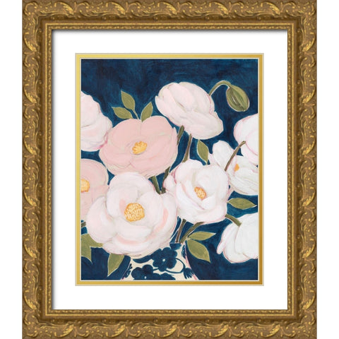 Florescence II Gold Ornate Wood Framed Art Print with Double Matting by Popp, Grace