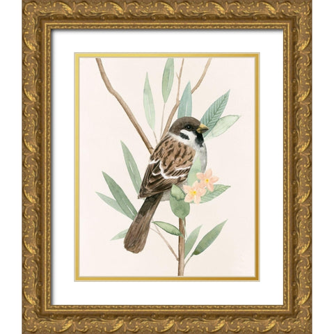 Tree Toppers II Gold Ornate Wood Framed Art Print with Double Matting by Popp, Grace