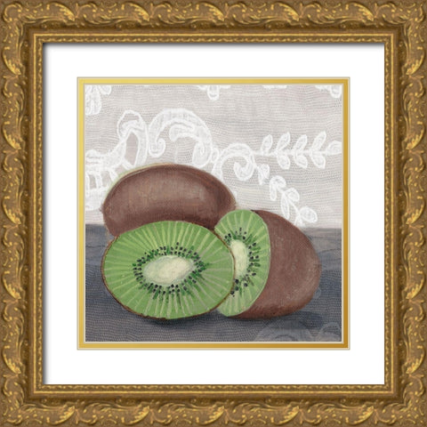 Lauras Harvest III Gold Ornate Wood Framed Art Print with Double Matting by Ludwig, Alicia