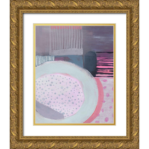 Gigabyte II Gold Ornate Wood Framed Art Print with Double Matting by Popp, Grace