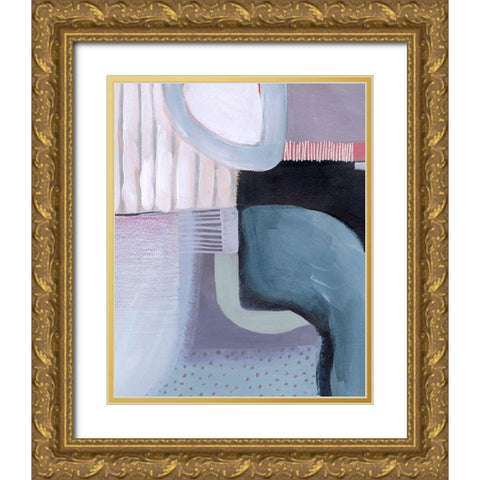 Gigabyte IV Gold Ornate Wood Framed Art Print with Double Matting by Popp, Grace