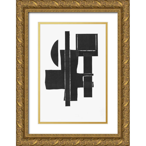 Gizmo I Gold Ornate Wood Framed Art Print with Double Matting by Delamater, Rod