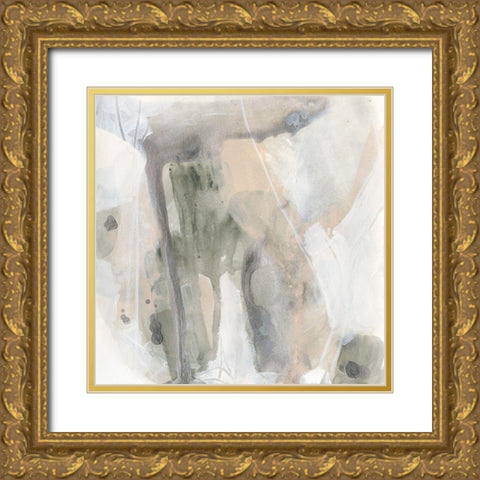 Fissure II Gold Ornate Wood Framed Art Print with Double Matting by Vess, June Erica
