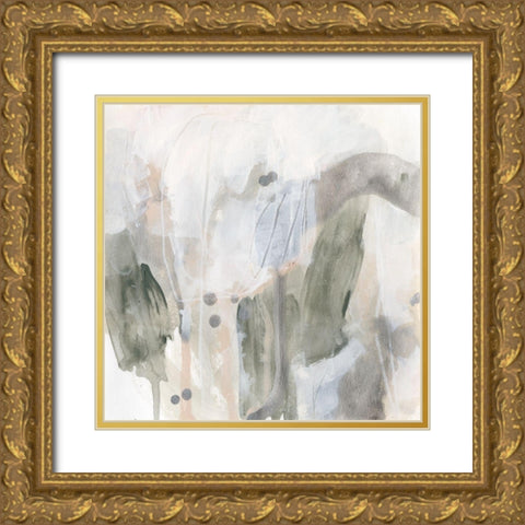 Fissure III Gold Ornate Wood Framed Art Print with Double Matting by Vess, June Erica